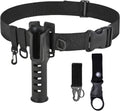 Fishing Wading Belt with Rod Holder Adjustable Wader Waist Belt | Fishing Rod Holster Quick Release Belt Keeper Bottle Buckle for Fly Surf Kayak Casting Spinning Pole Tool Tackle Gear