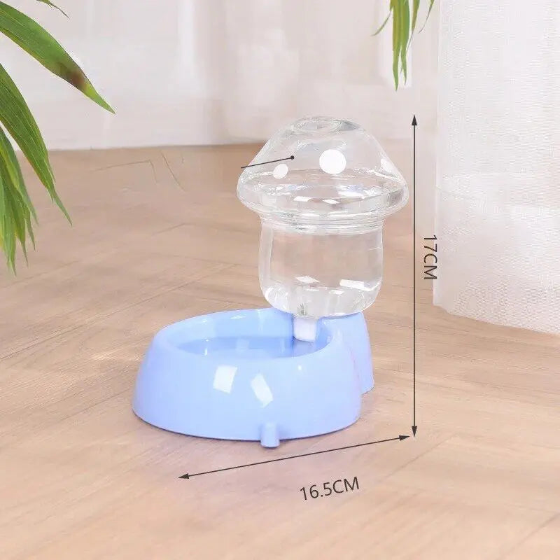 Smartpaws 1.8L Automatic Pet Feeder: Anti-Tipping Mushroom Bowl Design