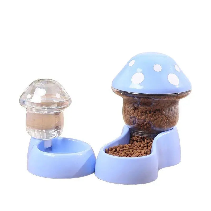 Smartpaws 1.8L Automatic Pet Feeder: Anti-Tipping Mushroom Bowl Design
