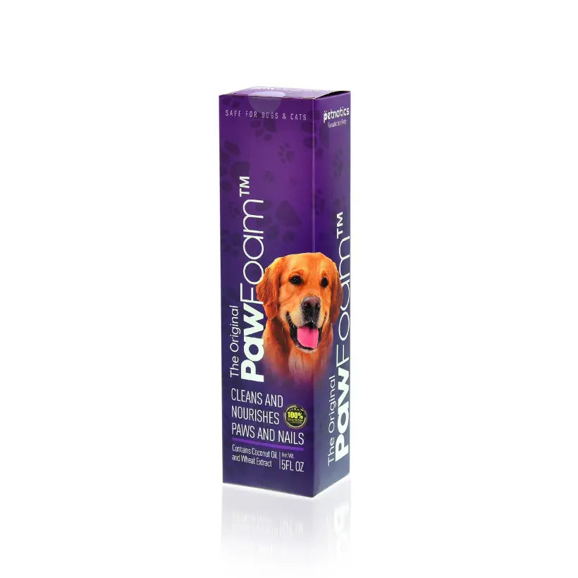 Pawfoam – Easy No-Rinse Pet Paw Cleaner for Dogs & Cats, Moisturizes and Nourishes, 5 FL. OZ.
